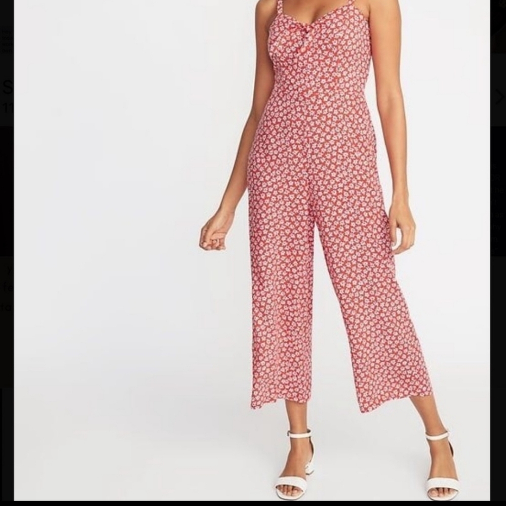 Old Navy Floral Jumpsuit